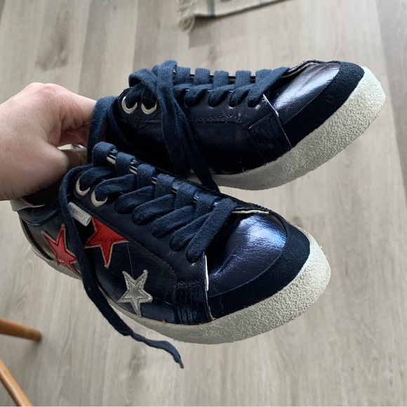 Superdry Super Sleek Logo Metallic Stars - Picture 3 of 9